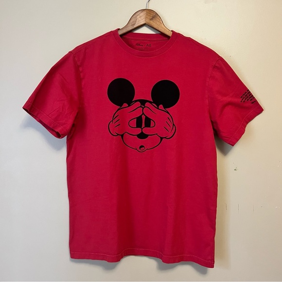 Disney X American Eagle Graphic T-Shirt – Men’s Large (L) – Red - Picture 1 of 5